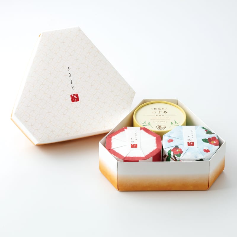 ふきよせ 詰め合わせ（紅白・ 冬椿・和紅茶 いずみ）