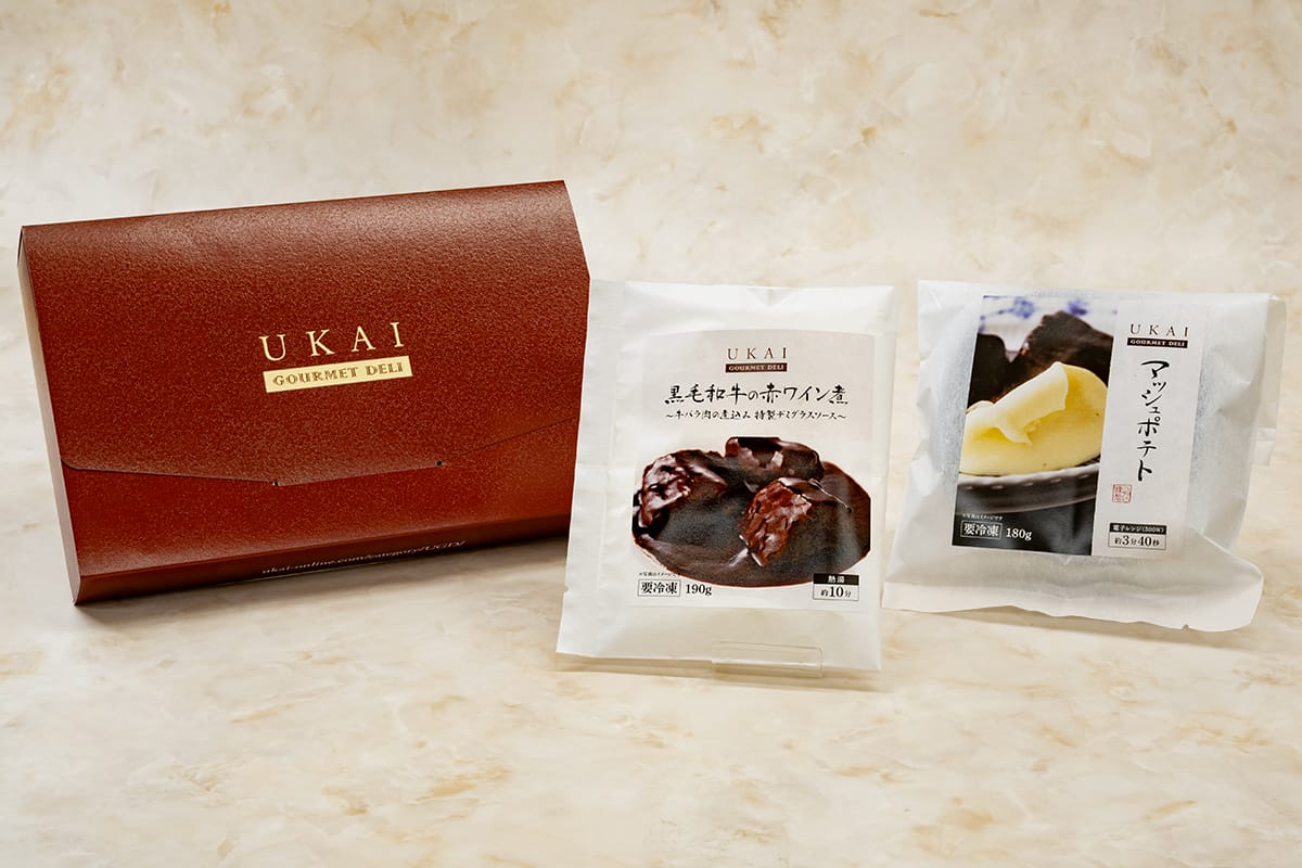 【年内届け受付終了】【冷凍配送】黒毛和牛の赤ワイン煮とマッシュポテトのギフトセット(一人前)