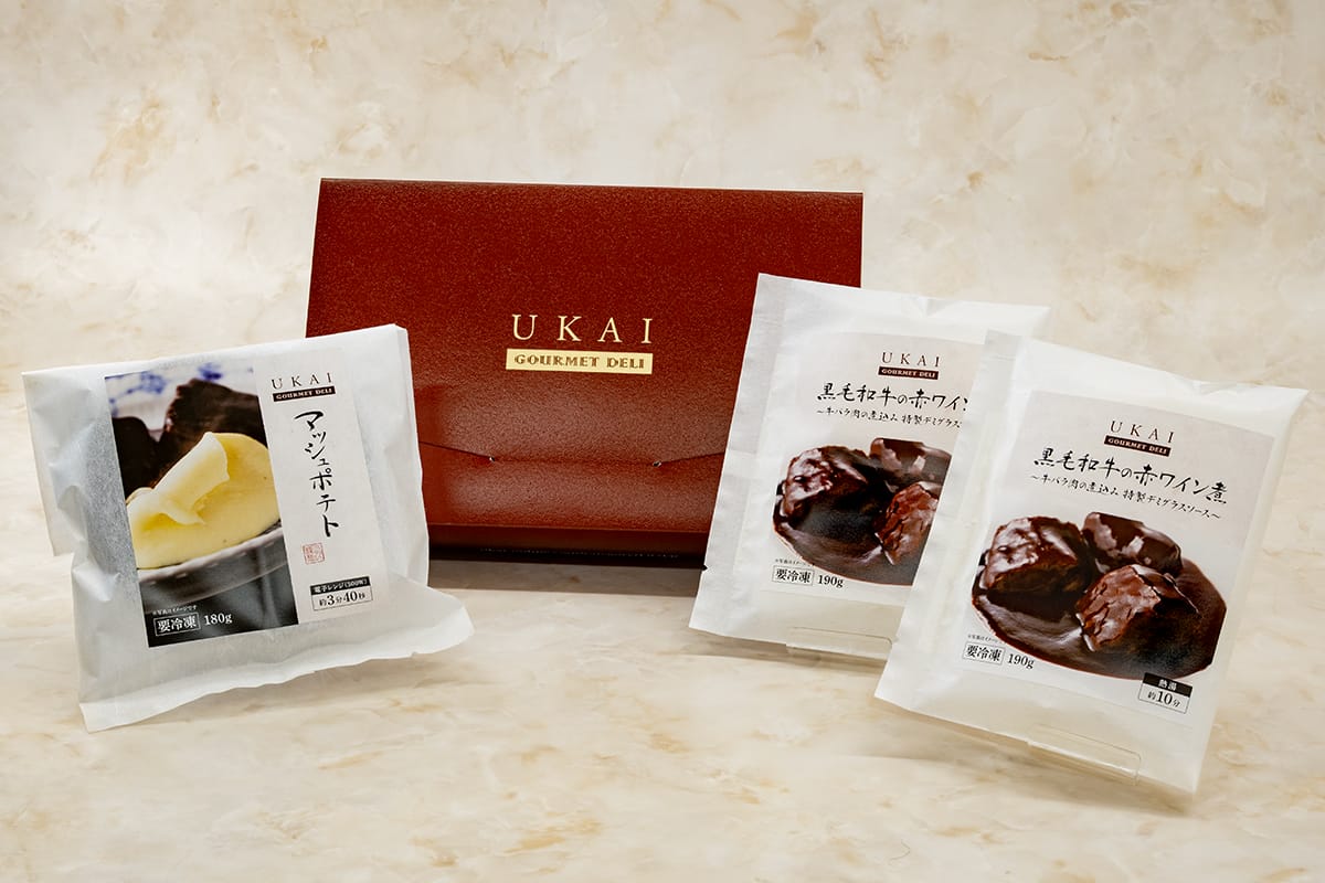 【年内届け受付終了】【冷凍配送】黒毛和牛の赤ワイン煮とマッシュポテトのギフトセット(二人前)