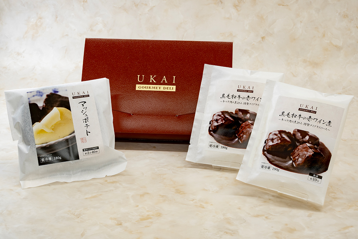 【冷凍配送】黒毛和牛の赤ワイン煮とマッシュポテトのギフトセット(二人前)