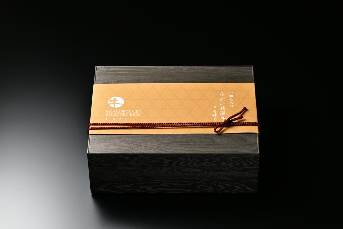 【冷凍配送】うかい特選牛 すき焼き割り下ギフトセット