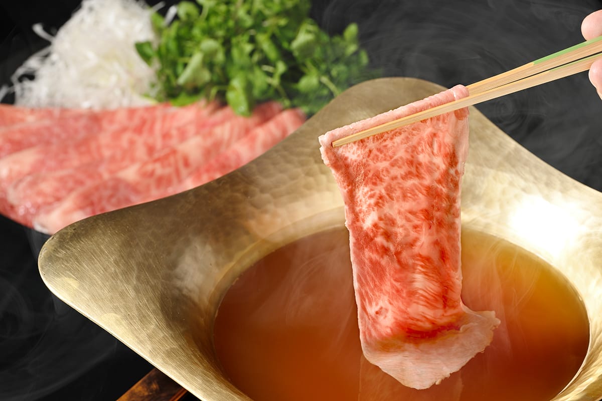 【冷凍配送】うかい特選牛 しゃぶしゃぶコンソメスープご自宅向けセット