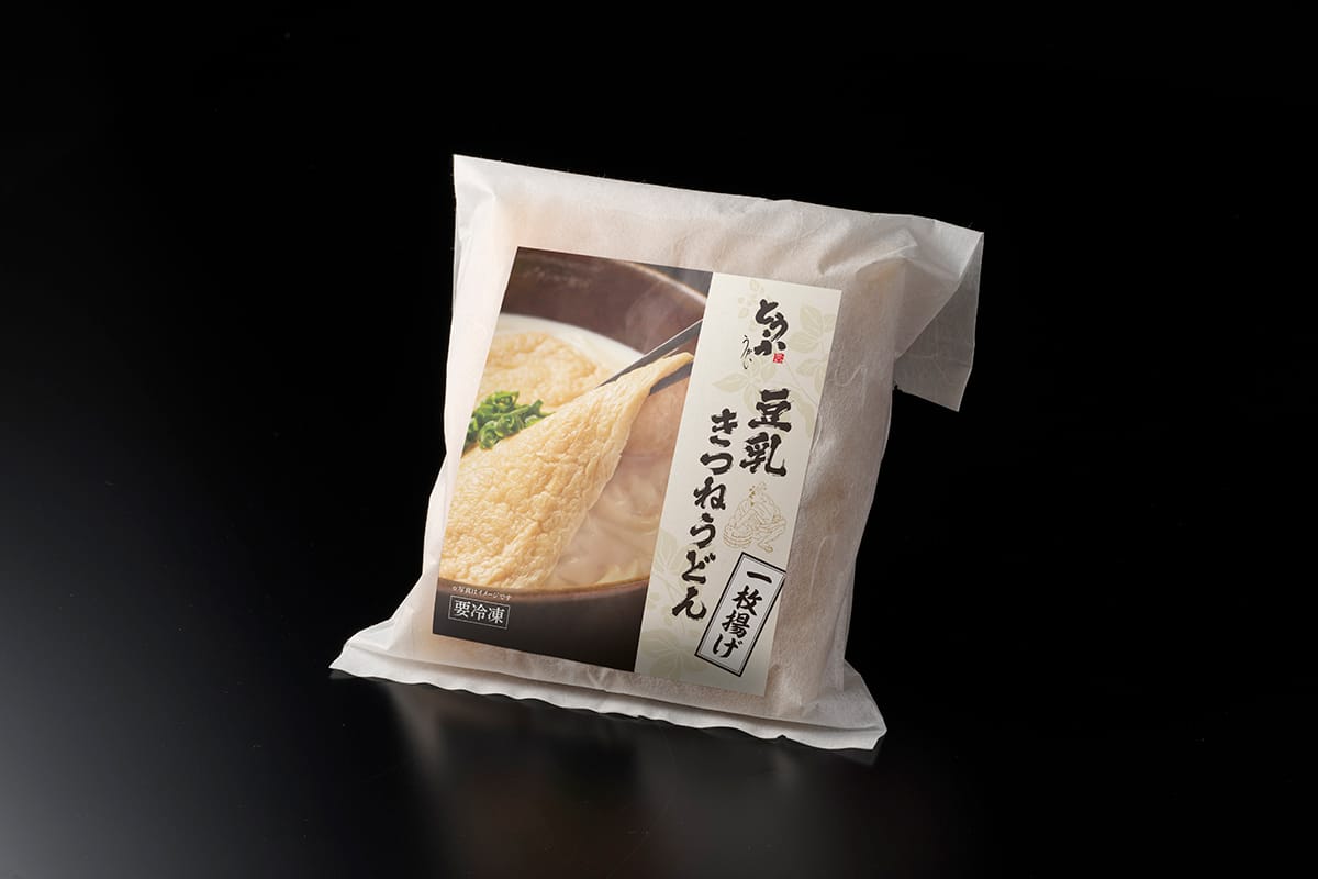 【冷凍配送】豆乳きつねうどん 一枚揚げ