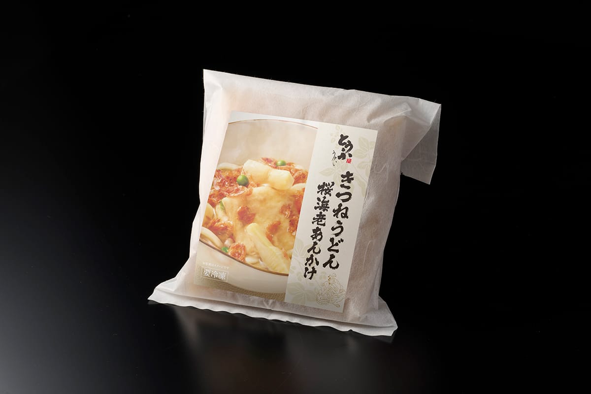 【冷凍配送】きつねうどん 桜海老あんかけ