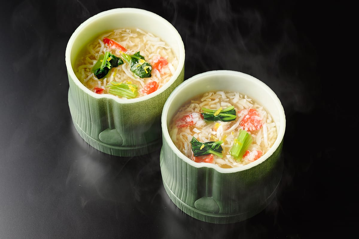 【冷蔵配送】季節の鍋セット ～吟醸蟹とうふとたらば蟹の豆乳白味噌仕立て～