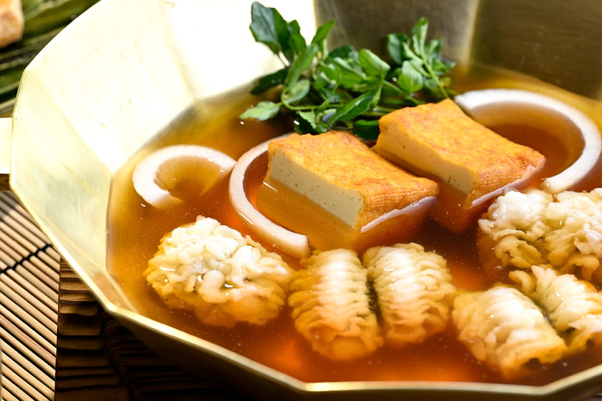 季節の鍋セット～名物・松前とうふと出汁薫る はも鍋～
