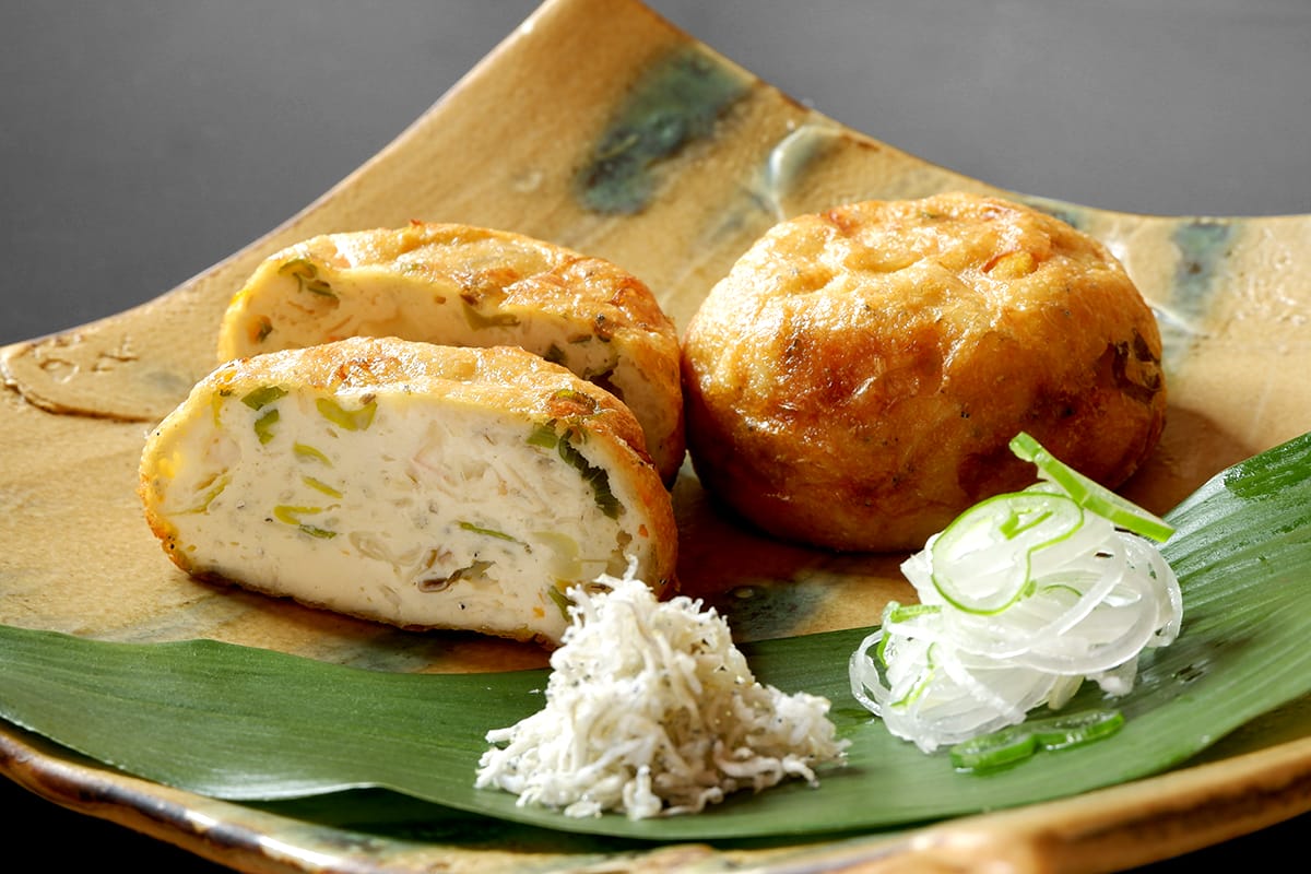 【冷蔵配送】季節がんも(葱じゃこ)(2個入)